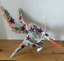 Jesús Sosa Mendoza Alebrije Oaxaqueño Dragón Respiración de Fuego Arte Popular Mexicano Madera