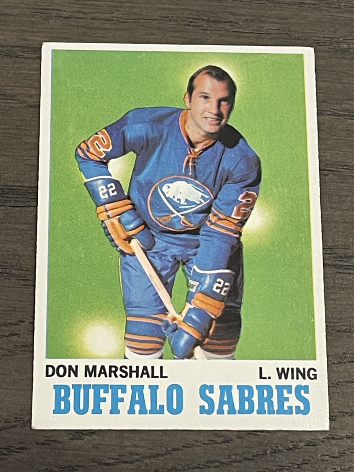 1970-71 Topps Don Marshall #129 Buffalo Sabres