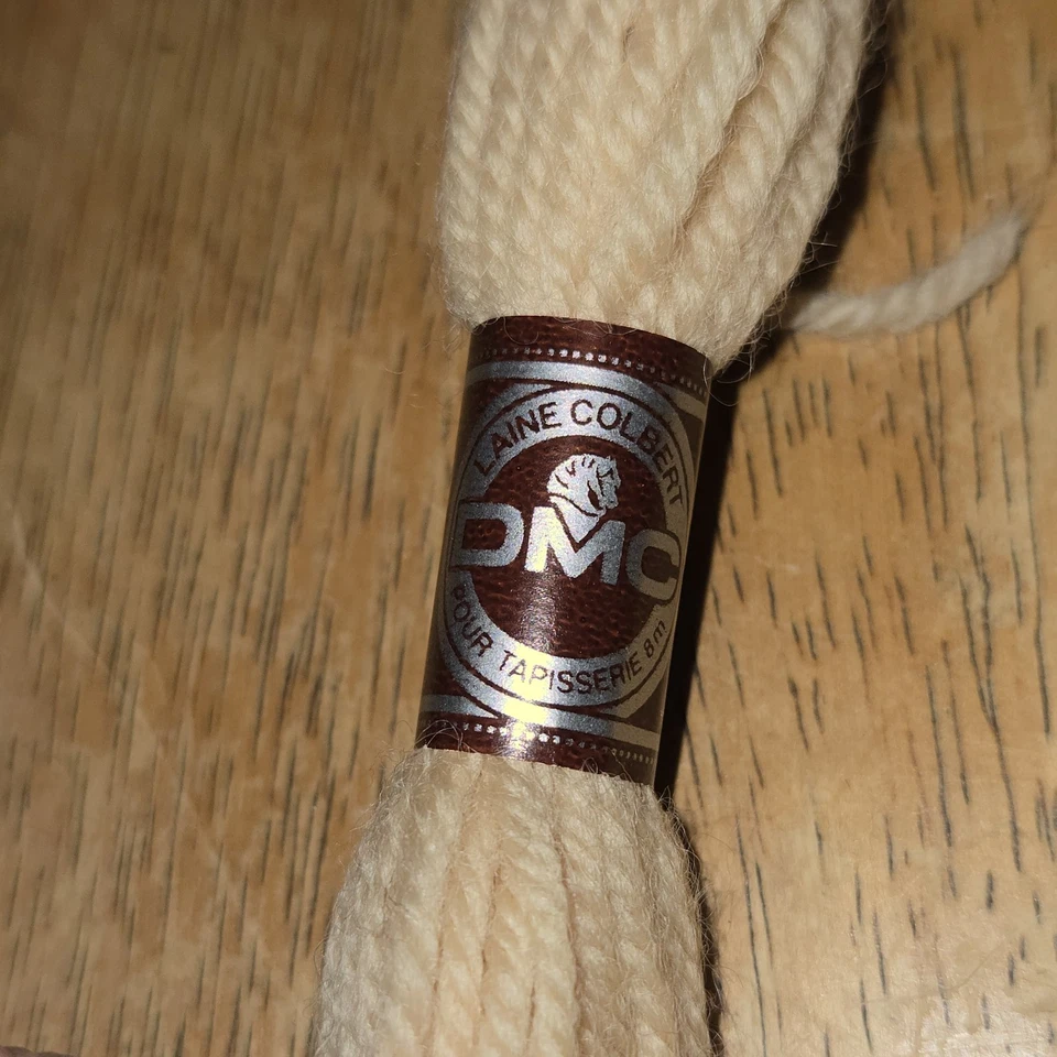 DMC Laine Colbert Wool Yarn Tapestry Needlework Needlepoint 7453 Ivory 2 Skeins - Image 3 of 3