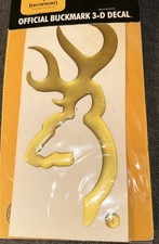 New Official Browning 3d Buckmark Decal - 6 Size - Truckwindowcar