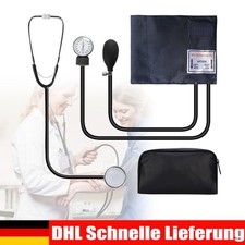 Profi Aneroid Sphygmomanometer Stethoskop Manuelle Blutdruckmessgerät Manschette