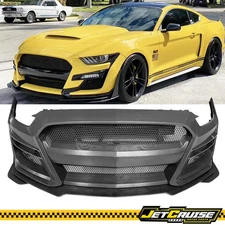 Fits 15-17 Ford Mustang GT500 Style Front Bumper Cover Conversion Replacement PP