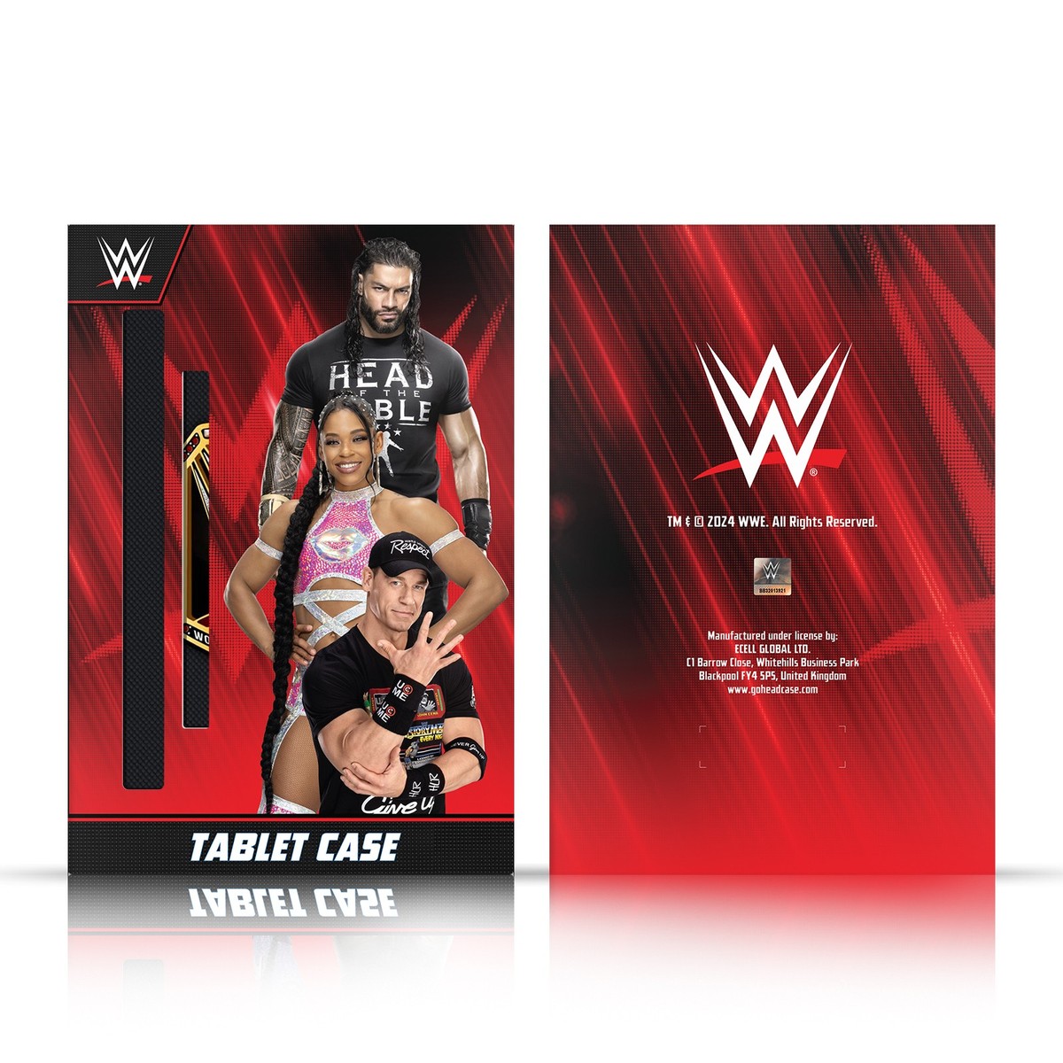 OFFICIAL WWE THE BLOODLINE LEATHER BOOK WALLET CASE COVER FOR