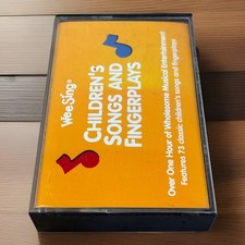Wee Sing Children's Songs and Fingerplays Cassette Tape Kids Music Over 1 Hour