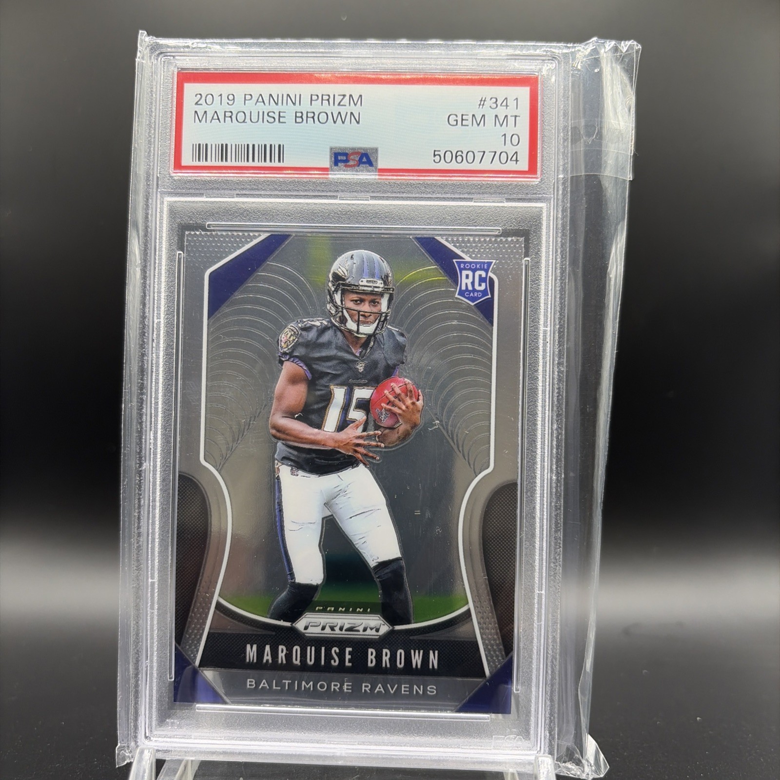 Marquise Brown Panini Prizm #341 Base