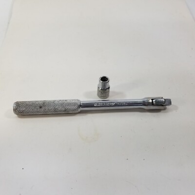 Vintage GlobeMaster 1/4'' Breaker Bar w/ Socket
