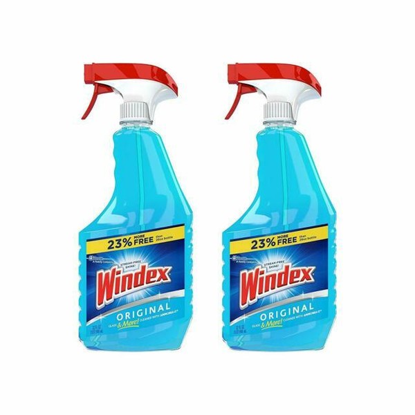 Windex Glass & Multi Surface Cleaner, 32 Oz, Pack of 2 for sale online