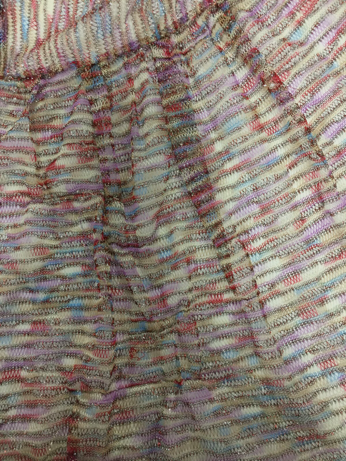 $835 Missoni Mare Women's Purple Knit Swim Cover Up Dress Size IT40 US4 image 4