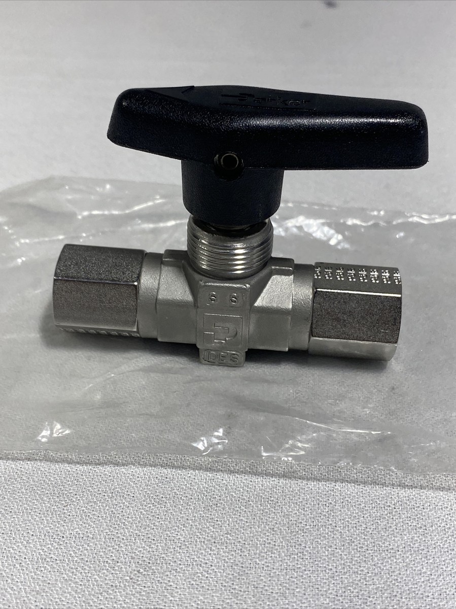 Parker 10WE. 4F-B6LJ2-SSP-1/2. Stainless Steel Ball Valve | eBay