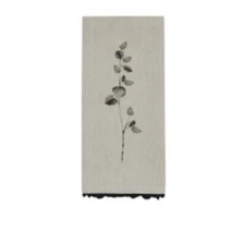 Eucalyptus Sprig Hand Towel Tea Towel Green Gray Farmhouse