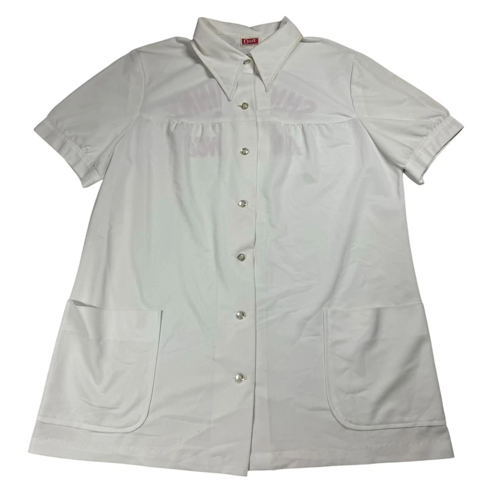 Vintage 70’s Shickshinny PA Ambulance Volunteer Corps Button Up Shirt - Image 3 of 4