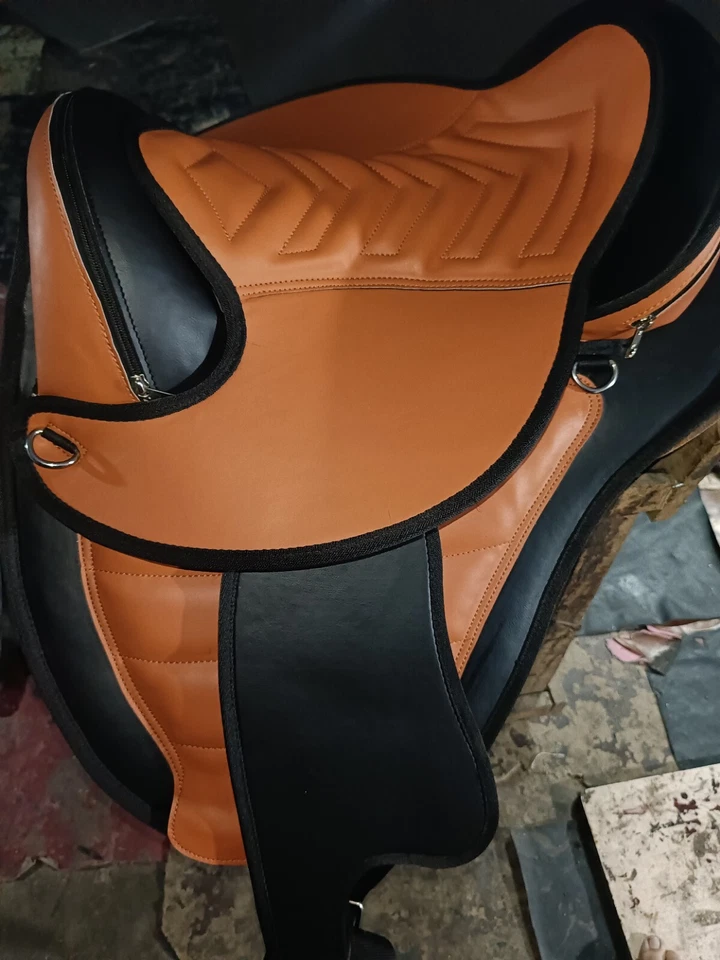 Nuevo sillín sin árboles BareBack Horse Foto 3 de 4