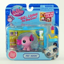 Littlest Pet Shop Pet Nook Axolotl Ice Cream Parlor G7 #21