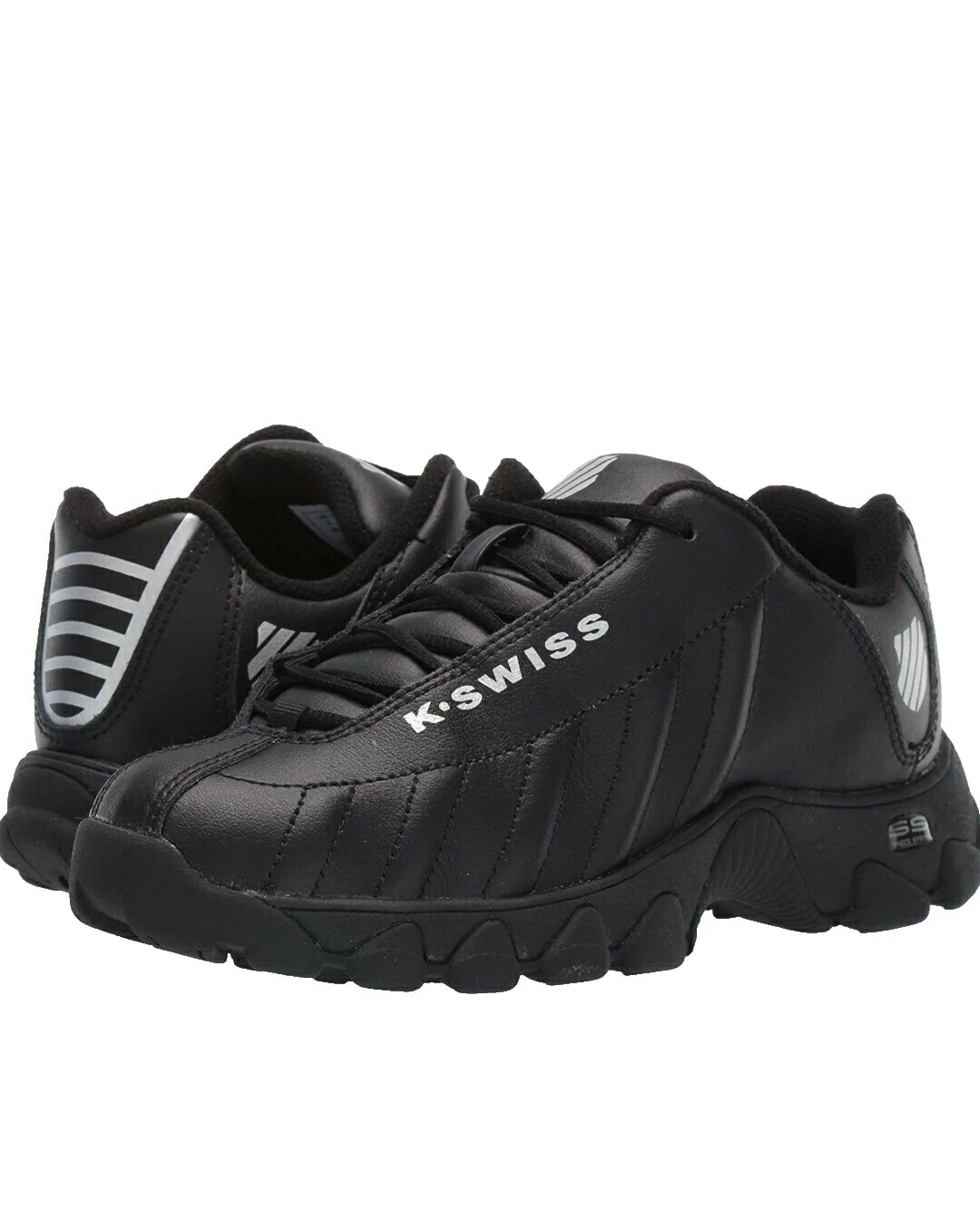 Zapatos superiores de cuero para niños K-Swiss