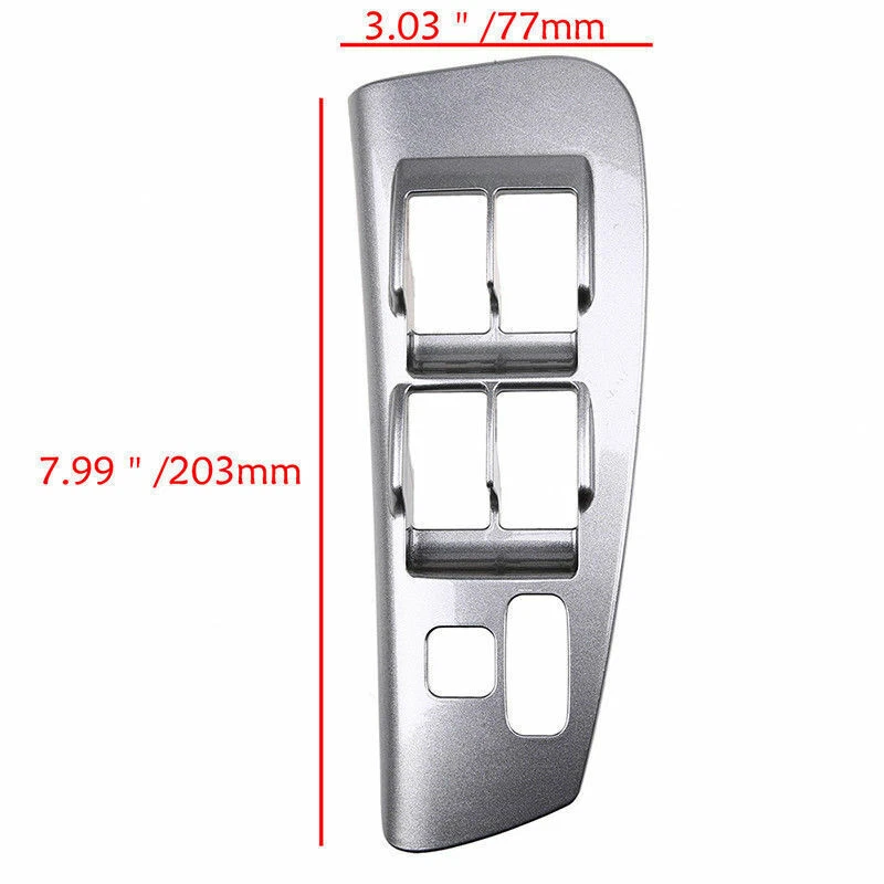 Door Panel Window Switch Control Bezel Cover Fits for Toyota Matrix Pontiac Vibe - Image 2 of 4