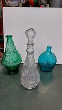 1 Pz Antica vecchia Bottiglia Vetro vintage vecchio decanter vetro soffiato