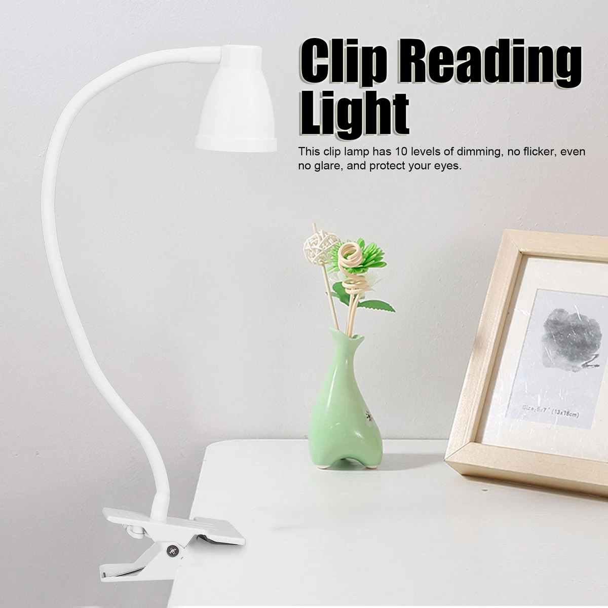 Clip on sale picture frame light