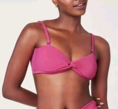 NWT Andie Size M The Capri Swim Top Orchid Resortwear Vacation Beach Bikini Top