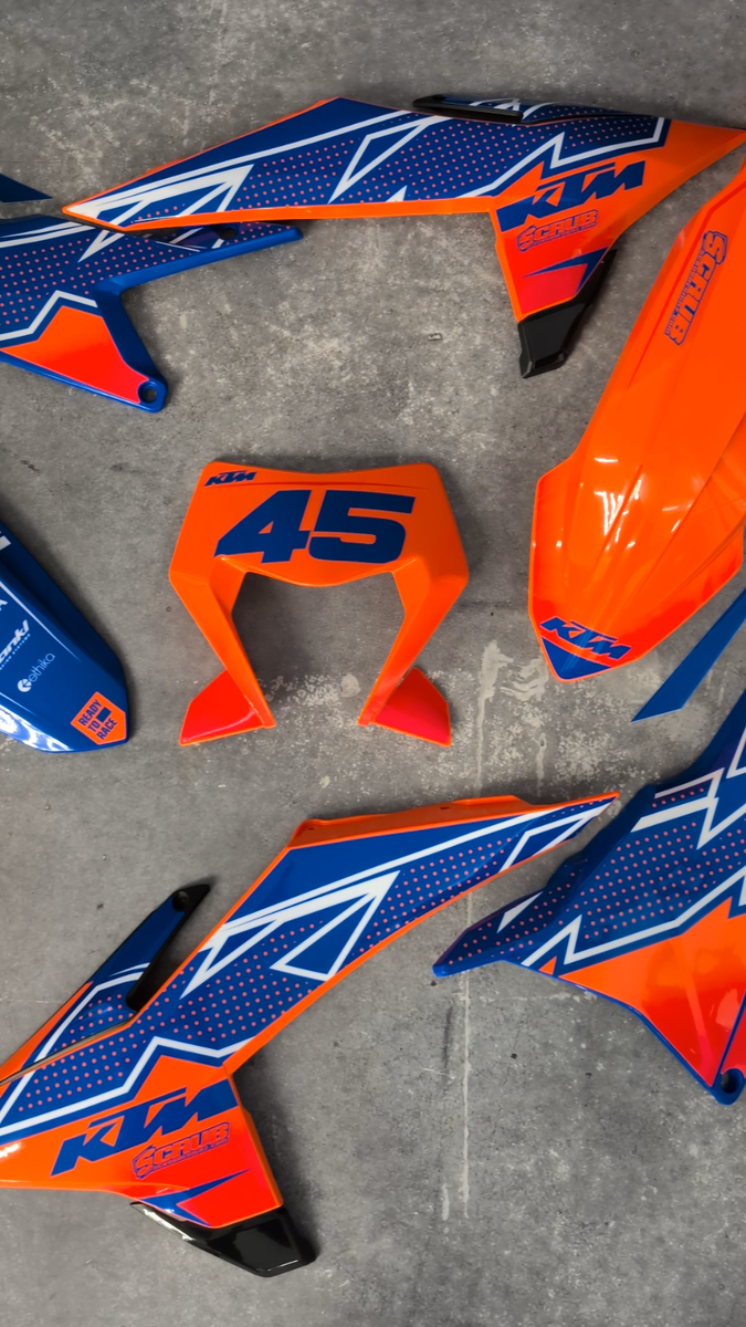 Plastics + Graphics KTM 2024 2025 2026 EXC EXC-F XC-W XCF-W Orange