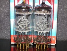 Platinum Matched Pair 6211 Telefunken ECC82 Tested NOS DB Gold Pins ULM codes