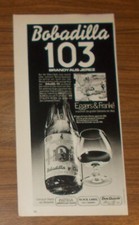 Seltene Werbung BOBADILLA 103 - Brandy aus Jerez 1970