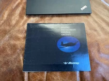 MOONEY Aircraft Factory Brochure Approximately 1987 Centerfold Opens To 17”x32”