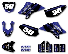 Custom Graphics to Fit Yamaha TTR 50 Match style Blue sticker kit decals kit