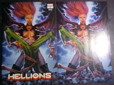 HELLIONS #3! JAY ANACLETO TRADE DRESS/VIRGIN VARIANT SET! NM 2020 MARVEL COMICS
