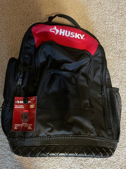husky backpack tool bag
