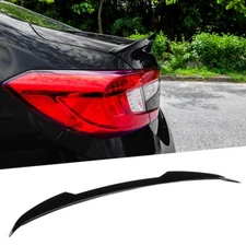 For 2018-2022 Honda Accord Gloss Black JDM V Style Rear Trunk Spoiler Wing Lip