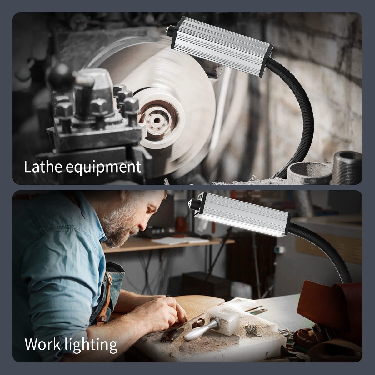 Flexible Work Light, Machine Light, Gooseneck Led Light IP66