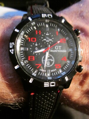 GT GRAND TOURING WATCH LARGE FACE FITS UP TO 9'' WRIST BBA-20