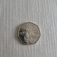 Rare Paddington Bear at Waterloo Station Rare 50p Coin 2018 ( CIRCULATED )