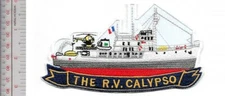SCUBA Diving Jacques Cousteau the RV Calypso Patch NO TARIFF