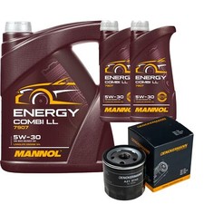 Produktbild - DENCKERMANN Ölfilter MANNOL Energy Combi LL 5W-30 7L für VW UP 1.0 Polo