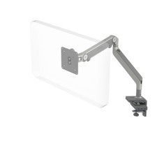 M2 Humanscale M/Connect Dock Adjustable Monitor Arm Silver Grey Clamp Desk Mount