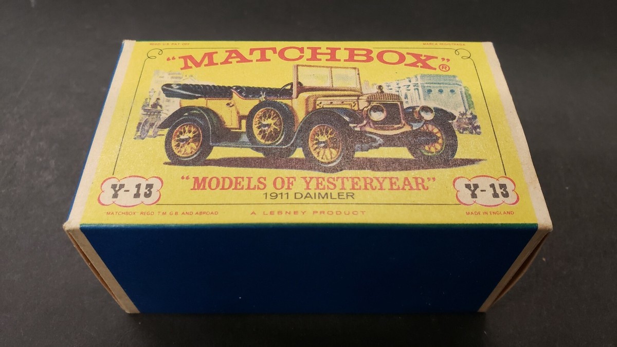 (1553)マッチボックス Y-13 1911 ダイムラー ミニカー マッチボックスMATCHBOX Y-13 Models of Yesteryear