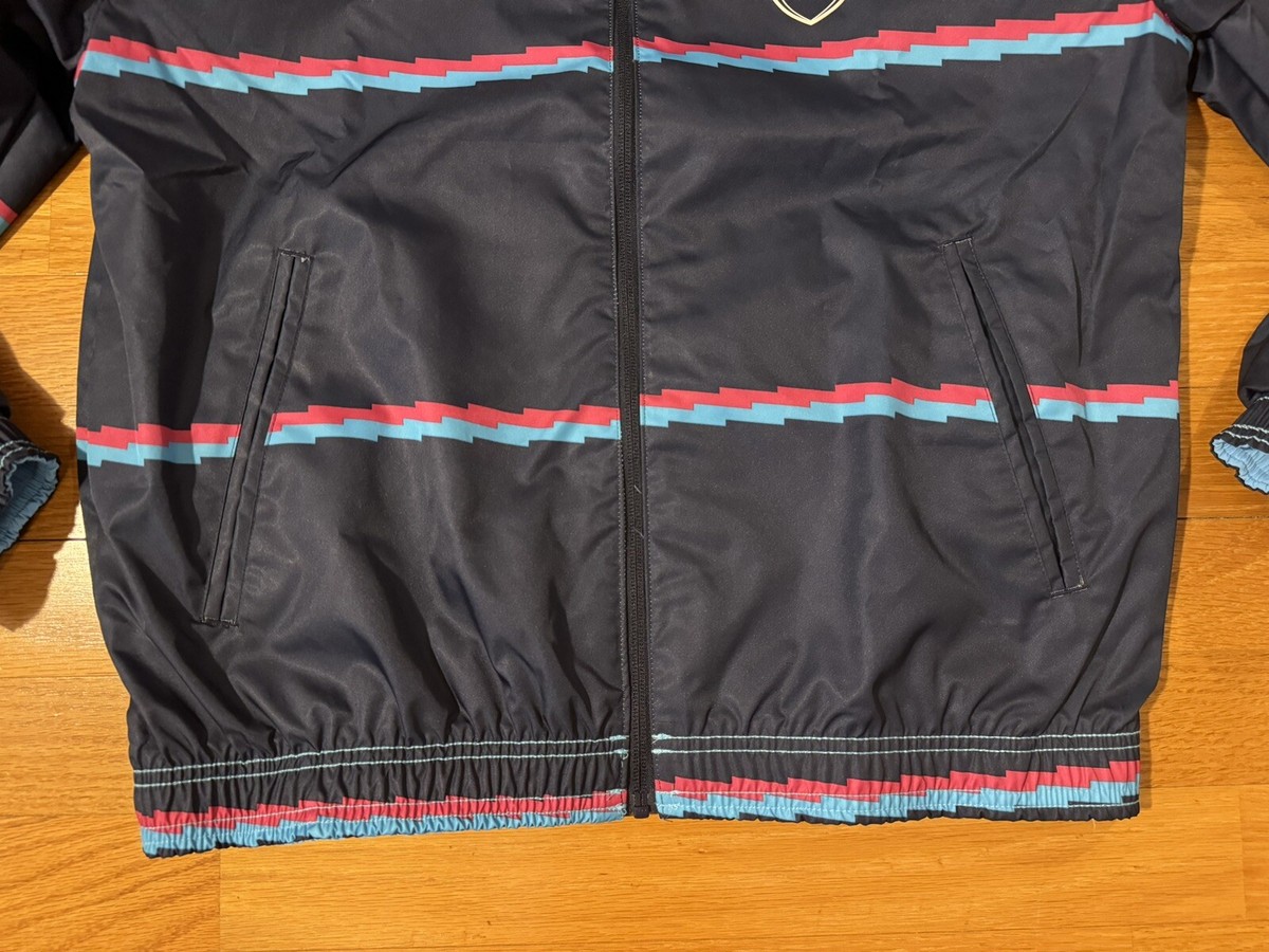 New M Adidas Arsenal FC Gunners 2022/23 Anthem Reversible Zip
