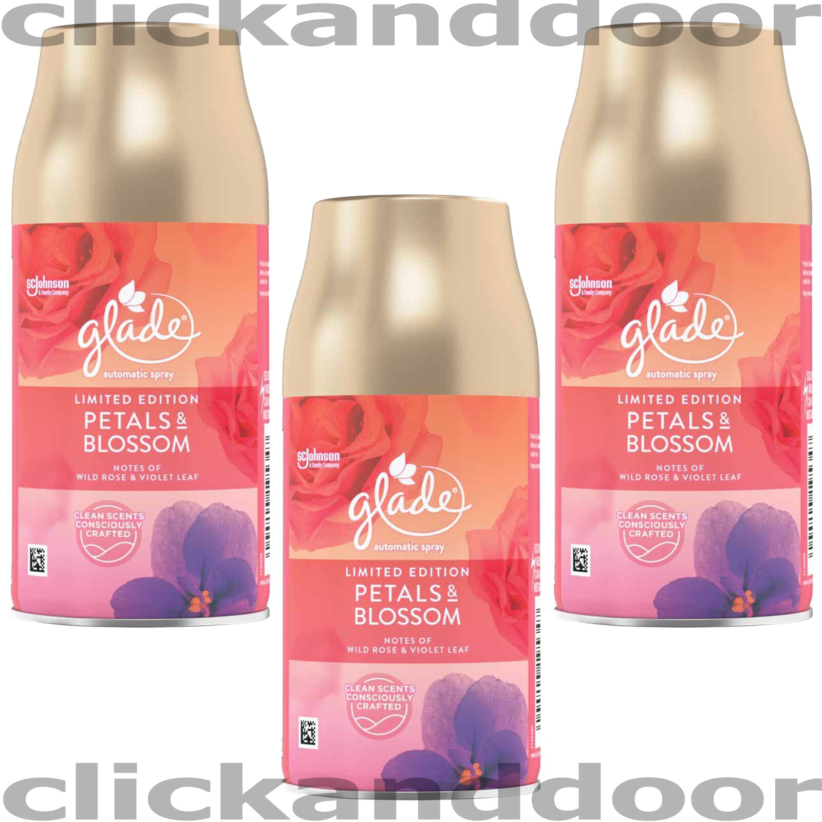 Recharge Glade Spray Automatique – Floral Blossom – 269 Ml – Parfum Fleuri Pour La Maison