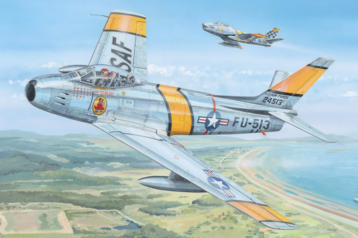 y 【新品、未開封】F-86-F-30 sabre ホビー 1/18スケール