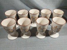 Mazagrans Grés Lot de 9 Made in Korea