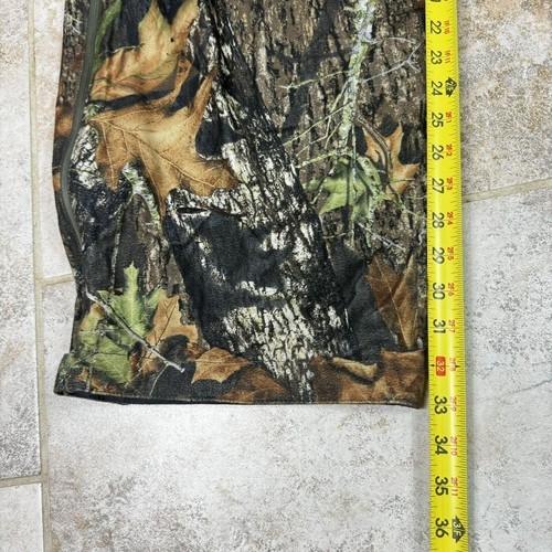 MOSSY OAK Raintamer 2 Mens 3XL Camoflage Hunting Waterproof Pants Zip Quiet - Picture 5 of 12