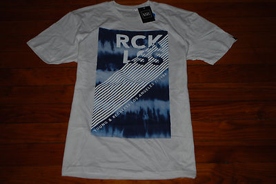NEW Young and Reckless Y&R Blue Static Graphic T-Shirt (Medium, Large, X-Large)
