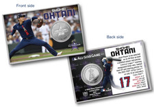  MVP Shohei Ohtani 2021 MLB All-Star Game Silver Coin Card commemorative goods