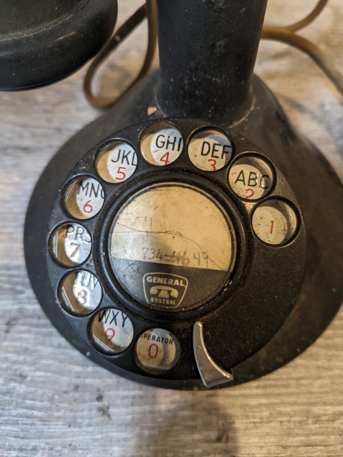 Antique Western Electric 51 A1 Early 20th Century Candlestick Phone