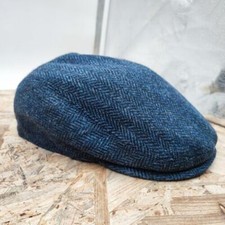 Bullani Schiebermütze Gr.56 bis 62 FLATCAP Dunkel Blau NEU Mütze Herren