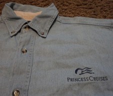Mens PRINCESS CRUISES Logo Long Sleeve Embroi...