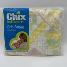 Chix Vintage Dundee Crib Sheet Sealed Nursery Fitted Crib Sheet NIP
