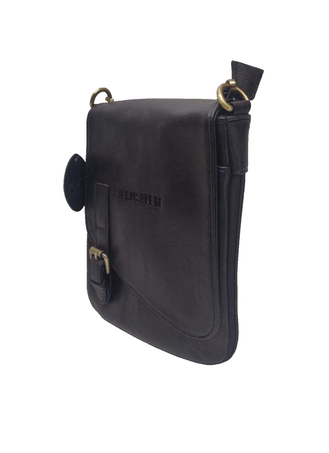 COACH Borsa a tracolla piccola in pelle di Terra Santa