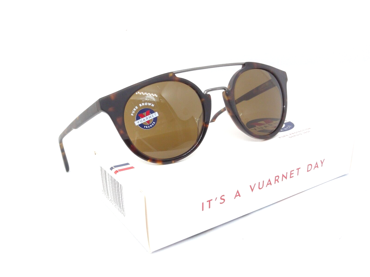 VUARNET SUNGLASSES VL 1602 0003 2124 CABLE CAR PURE BROWN | eBay